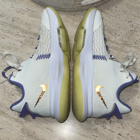 NIKE LeBron Witness 5 EP 'Summit White Metallic Bronze' CQ9381-102 Woman’s Sz 7 - Picture 12 of 16